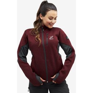 Fusion Fleece Damen Bison Red, Größe:XS - Damen > Oberteile > Fleece & Midlayers