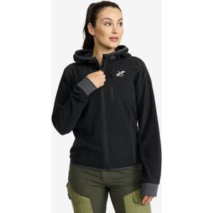 Trekker Hoodie Damen Black/Anthracite, Größe:XS - Damen > Oberteile > Fleece & Midlayers