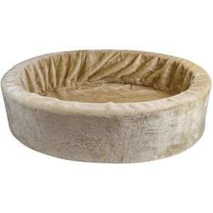 Teddy-schuimstofbed, ivoor-beige 80cm