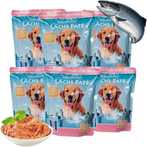 Schecker - ICELAND zalm puur, natvoer 6 x 300g