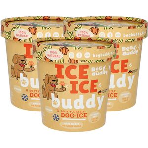 ICE ICE Buddy hondenijs pompoen-banaan 3 stuk