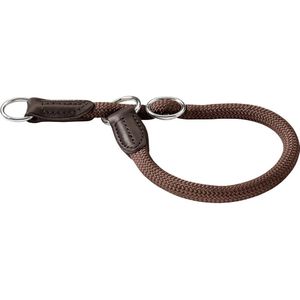 Hunter dressuurhalsband Freestyle, kleur: Bruin 55 cm / 10 mm