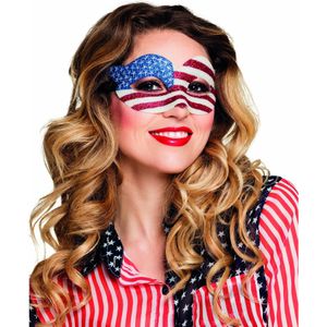 USA masker met glitters voor vrouwen