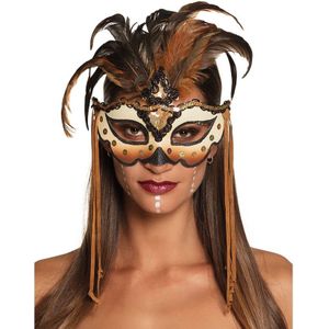 Voodoo samba masker voor volwassenen