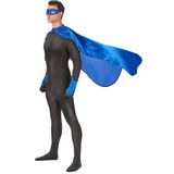 Blauwe superhelden kit voor volwassenen