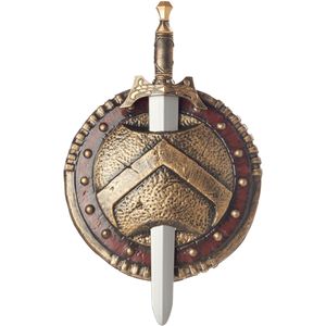 Spartaan / viking schild en zwaard