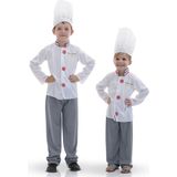 Witte chefkok outfit voor kinderen