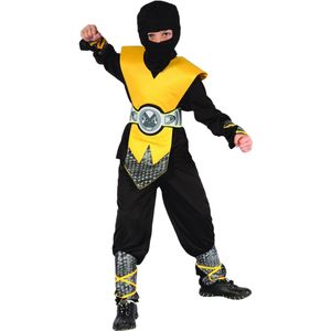 Geel ninja pak voor jongens