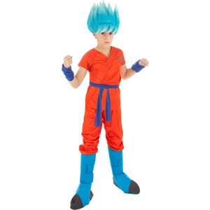 Super Dragon Ball Goku Saiyan kostuum voor kinderen