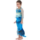 Blauwe zeemeermin jurk voor meisjes