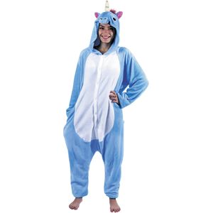 Blauwe eenhoorn kostuum voor volwassenen