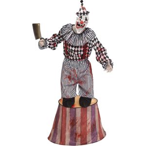 Horror clown op podium kostuum voor volwassenen