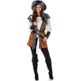 Traditioneel piraten kostuum voor vrouwen