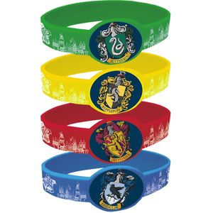 4 elastische Harry Potter armbanden