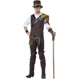 Steampunk avonturier kostuum voor mannen