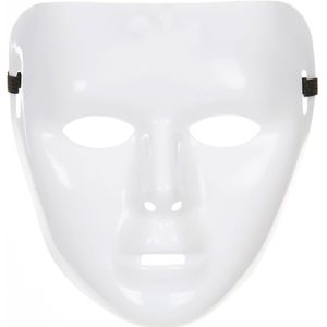 Wit glimmend masker voor volwassenen