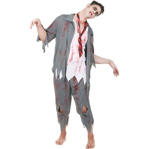 Zombie scholier kostuum voor mannen