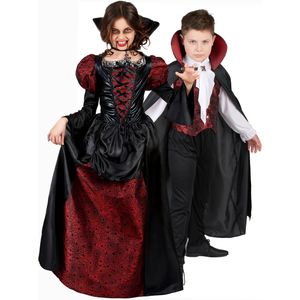 Vampier paar kostuum voor kinderen
