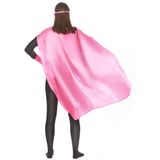 Roze superheld set voor volwassenen