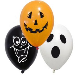 10 latex spooky Halloween ballonnen