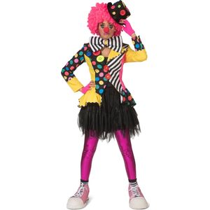 Veelkleurige clownsjas voor vrouwen