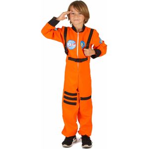 Oranje astronaut kostuum voor jongens