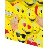Plastic Imoji tafelkleed 180 x 150 cm