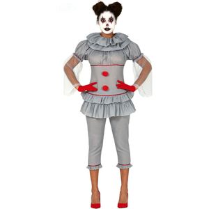 Psychopathische clown outfit voor dames