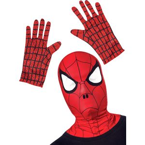 Spiderman set - Kap en handschoenen