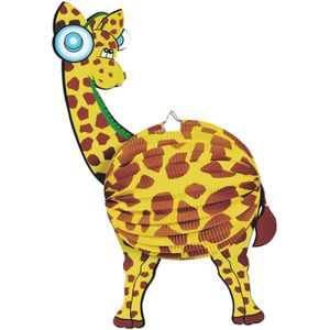 Papieren giraffe lampion