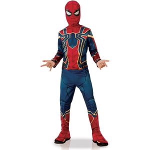 Rubies - Klassiek Spider-Man jongenskostuum in cadeauverpakking - 110/116 (5-6 jaar) - Kinderkostuums
