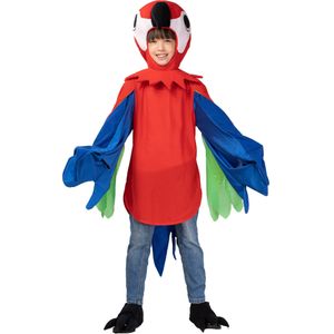 Veelkleurige papegaaien kostuum voor kinderen