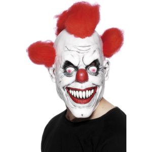 Angstaanjagend clownsmasker voor volwassenen