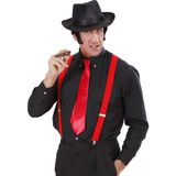 Rode stropdas voor volwassenen