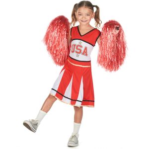 Rode USA cheerleaderkostuum voor meisjes