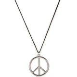 Zilverkleurige hippie ketting