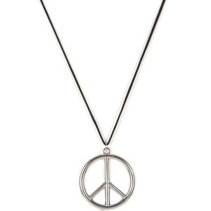 Zilverkleurige hippie ketting