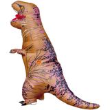 Opblaasbare T-rex kostuum voor volwassenen