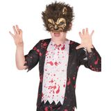 Latex weerwolf masker voor kinderen