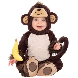 Apen kostuum met banaan voor baby's