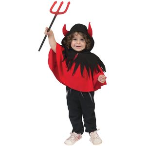Duiveltjescape rood en zwart baby