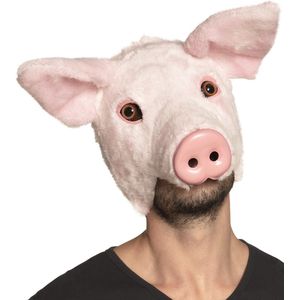 Pluche varken masker voor volwassenen
