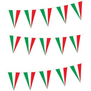 Italiaanse vlag slingers