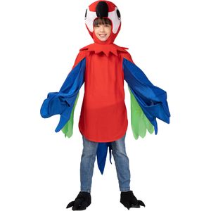 Veelkleurige papegaaien kostuum voor kinderen
