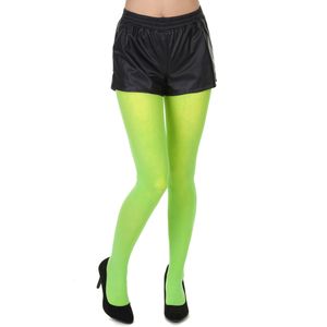 Fluo groene panty voor volwassenen