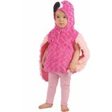 Pluche roze flamingo outfit voor kinderen
