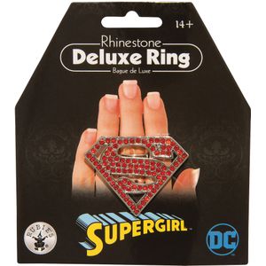 Supergirl ring met strass