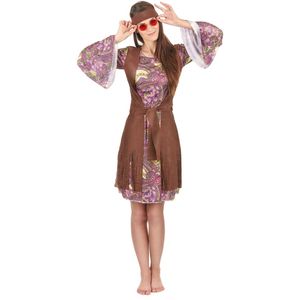 Retro hippie psychedelische outfit voor vrouwen