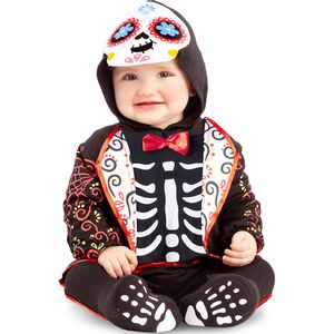 Mini Skeleton Dia de los muertos kostuum voor baby's