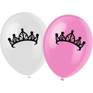 6 ballonnen met prinses